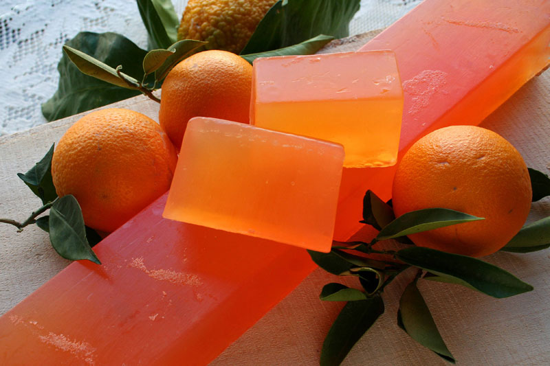 Orange Soap-whole bar-11 pcs (1kg)