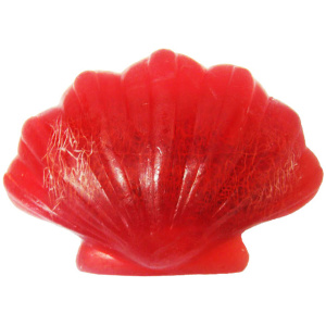 Papaya Soap with Loofah-Shell