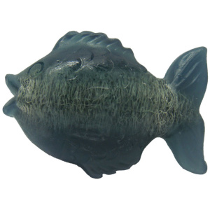 Butterfly Pea Soap with Loofah-Fish