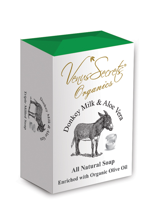 Natural Soap with Donkey Milk & Aloe Vera 150 gr