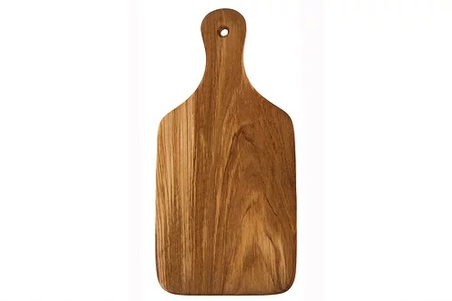 Wood cutting board in racket shape thin 22 cm