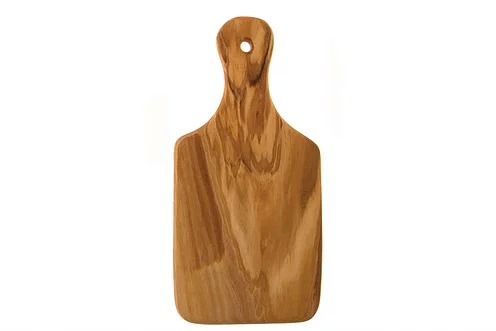 Wood cutting board in racket shape thin 22 cm