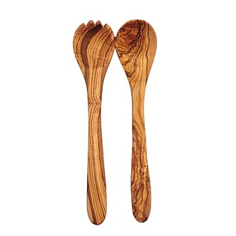 Pointy edge wooden spoon / 30 cm